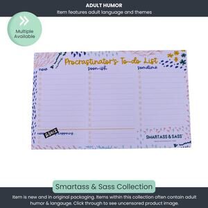 Procrastinator’s To-Do List Pad